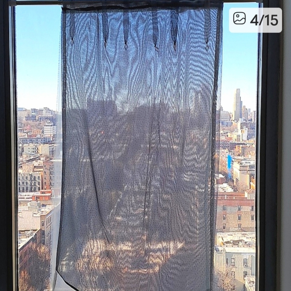 Lavender Sparkle Sheer Netting Curtain Elegant Window Accent Lampshade Cover